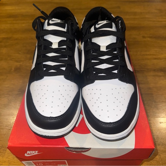 Nike Other - Nike Dunk Retro Low Shoes Panda DD1391-100 Black White Size 10 Men New In Box
